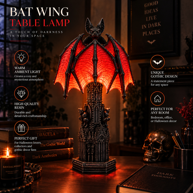 Bat Halloween Lamp By Aviner