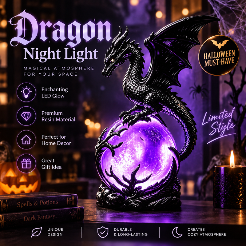 Dragon Night Lamp By Aviner