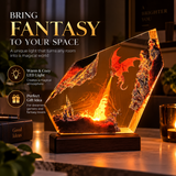 Fire Dragon Halloween Lamp By Aviner