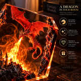 Fire Dragon Halloween Lamp By Aviner