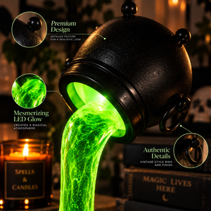 Witch Cauldron Lamp By Aviner